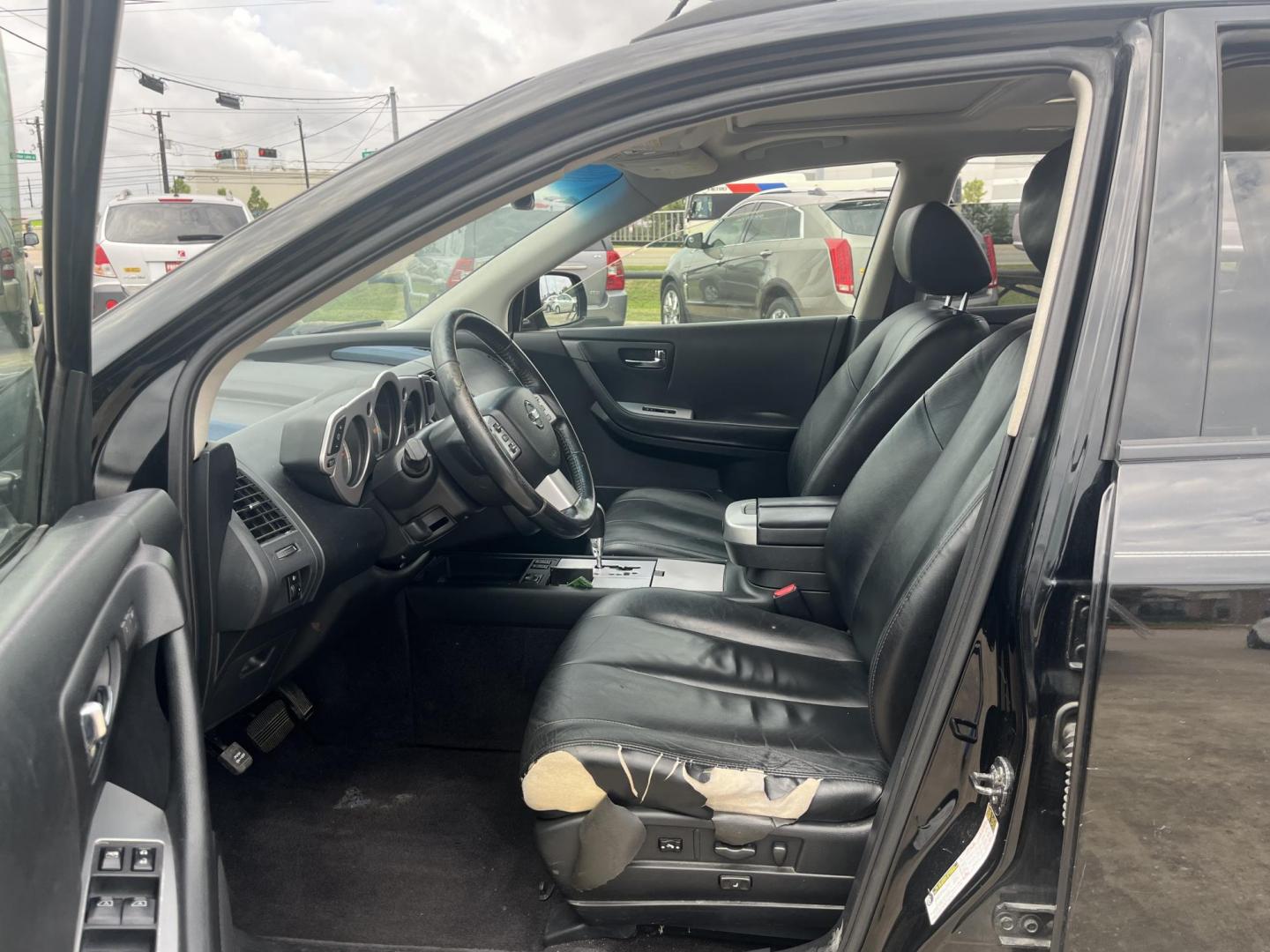 2007 black /Black Nissan Murano S 2WD (JN8AZ08T97W) with an 3.5L V6 DOHC 24V engine, Automatic CVT Overdrive transmission, located at 14700 Tomball Parkway 249, Houston, TX, 77086, (281) 444-2200, 29.928619, -95.504074 - Photo#8