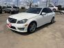 2014 white /Tan Mercedes-Benz C-Class C250 Luxury Sedan (WDDGF4HB0EA) with an 3.0L V6 DOHC 16V engine, 7-Speed Automatic transmission, located at 14700 Tomball Parkway 249, Houston, TX, 77086, (281) 444-2200, 29.928619, -95.504074 - Photo#2