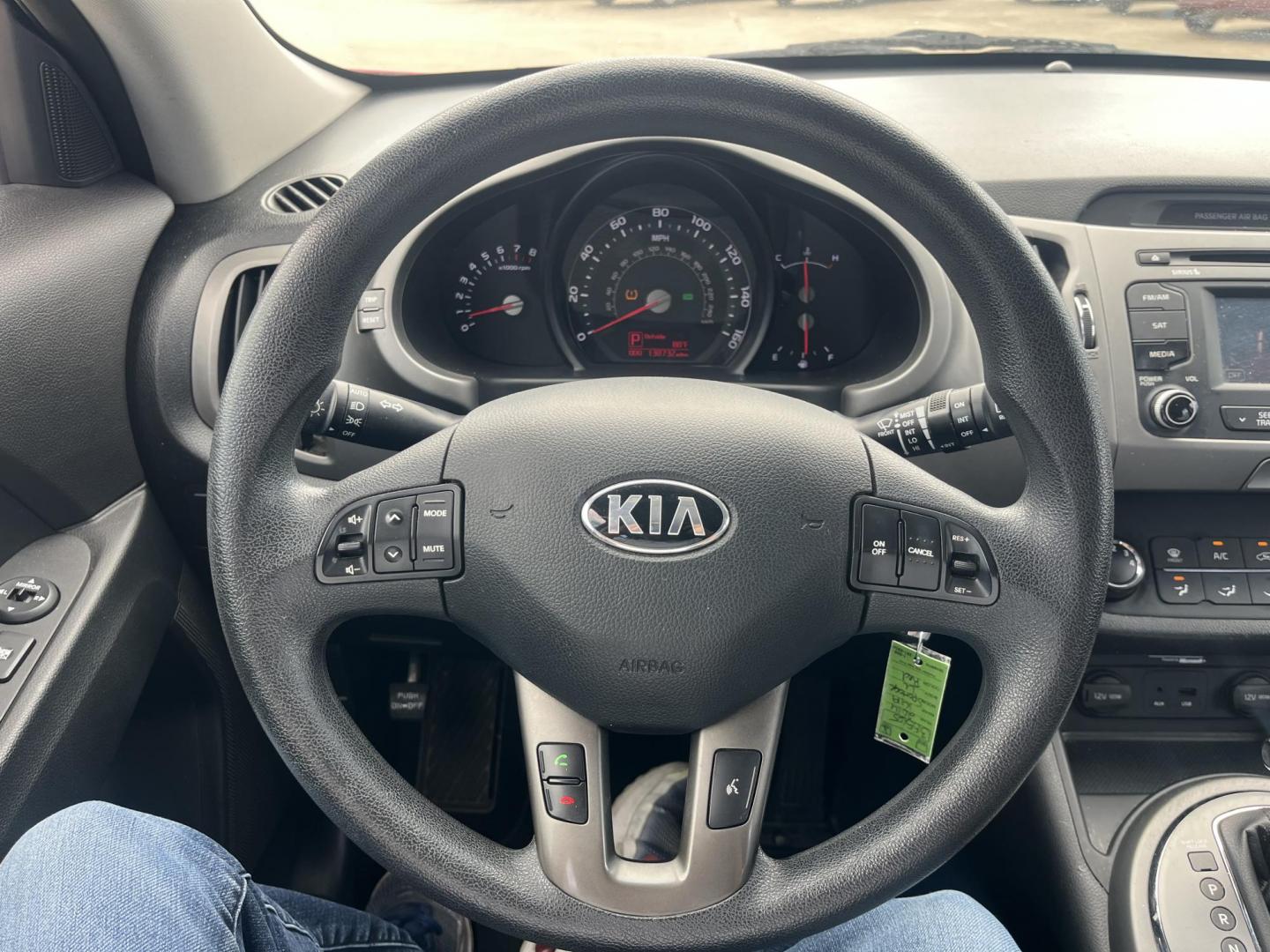 2014 red Kia Sportage LX AWD (KNDPBCAC3E7) with an 2.4L V6 DOHC 24V engine, 6-Speed Automatic transmission, located at 14700 Tomball Parkway 249, Houston, TX, 77086, (281) 444-2200, 29.928619, -95.504074 - Photo#16