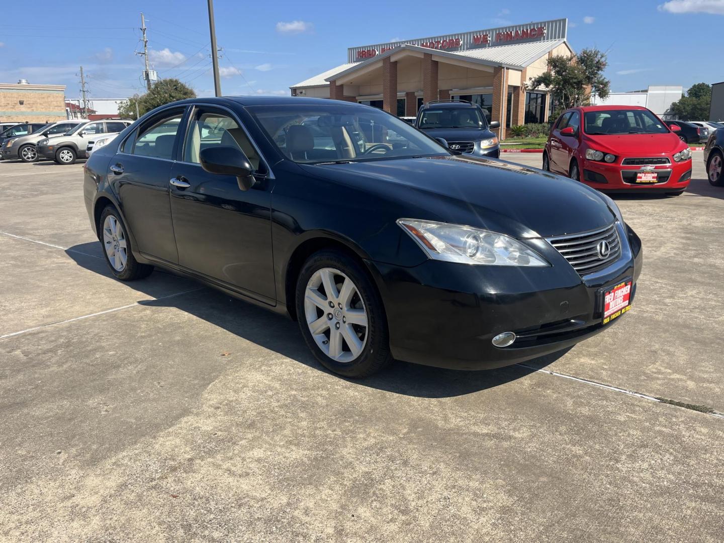 2007 Black /Tan Lexus ES 350 Sedan (JTHBJ46G372) with an 3.5L V6 DOHC 24V engine, 6-Speed Automatic Overdrive transmission, located at 14700 Tomball Parkway 249, Houston, TX, 77086, (281) 444-2200, 29.928619, -95.504074 - Photo#0