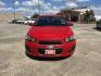 2015 red Chevrolet Sonic LT Auto 5-Door (1G1JC6SH3F4) with an 1.8L L4 DOHC 24V engine, 6-Speed Automatic transmission, located at 14700 Tomball Parkway 249, Houston, TX, 77086, (281) 444-2200, 29.928619, -95.504074 - Photo#1