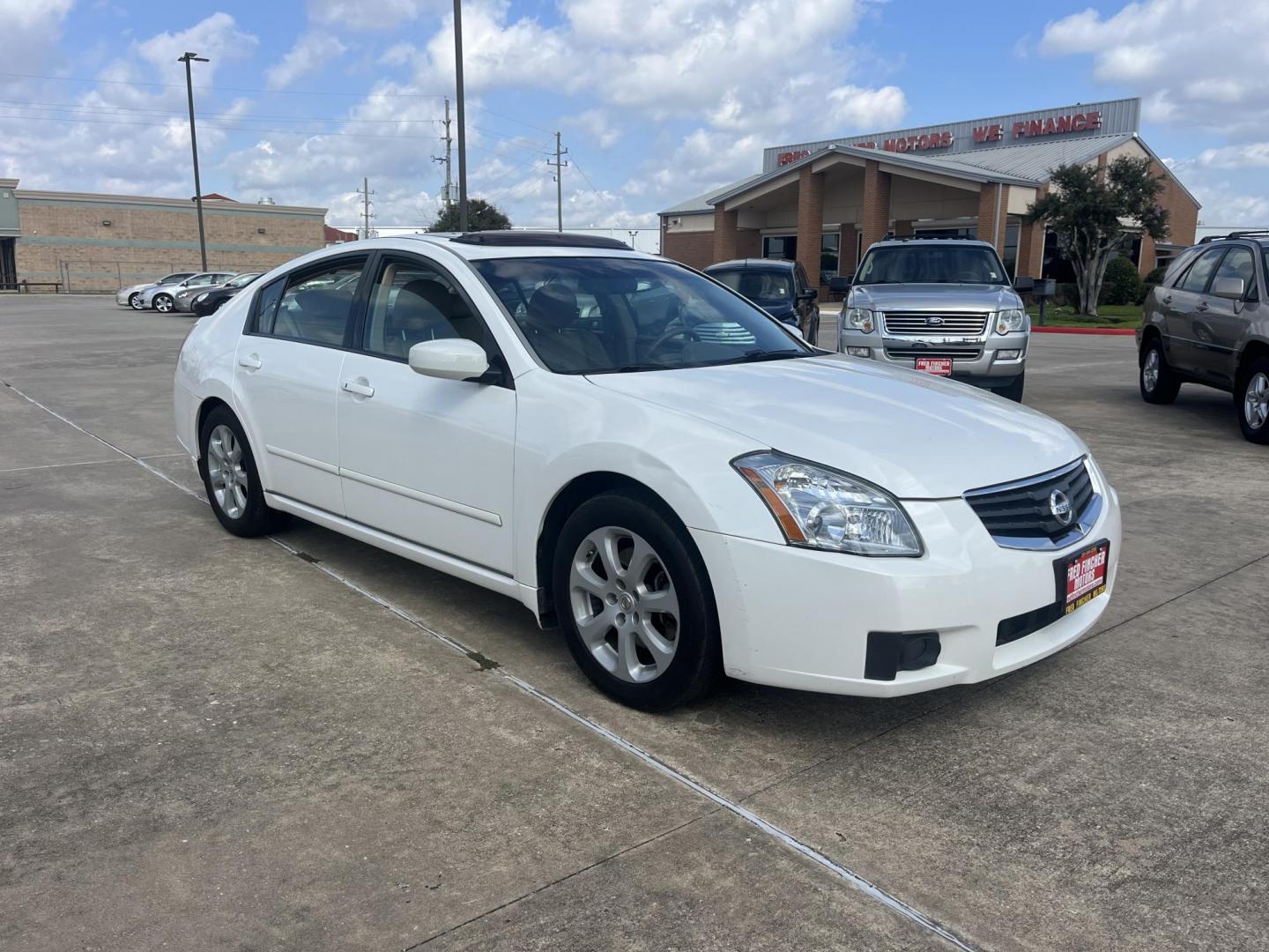2008 Nissan Maxima SE (1N4BA41EX8C) with an 3.5L V6 DOHC 24V engine, located at 14700 Tomball Parkway 249, Houston, TX, 77086, (281) 444-2200, 29.928619, -95.504074 - Photo#0