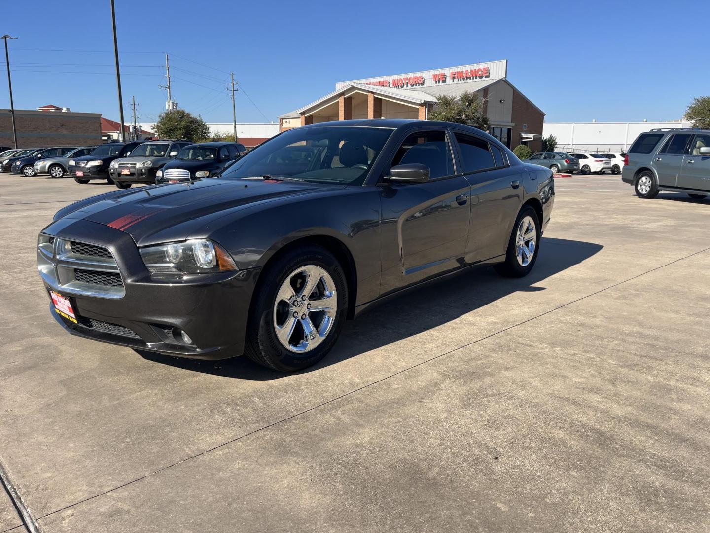 2014 Dodge Charger SE (2C3CDXBG6EH) with an 3.6L V6 DOHC 24V engine, 5-Speed Automatic transmission, located at 14700 Tomball Parkway 249, Houston, TX, 77086, (281) 444-2200, 29.928619, -95.504074 - Photo#2